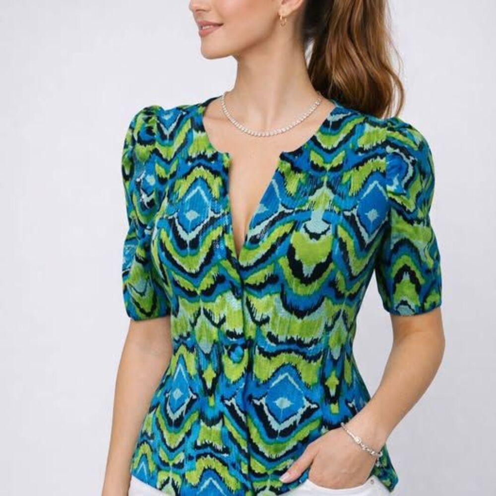 WOMEN'S INC International Concepts Colorful Jacket Stretchy | Size M